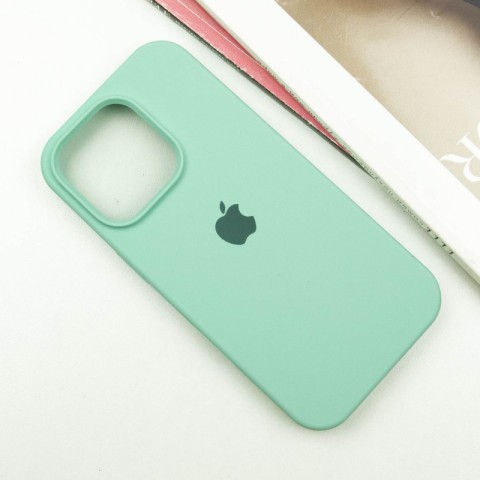 Чохол Silicone Case Full Protective (AA) для Apple iPhone 13 Pro (6.1") Бірюзовий / Turquoise