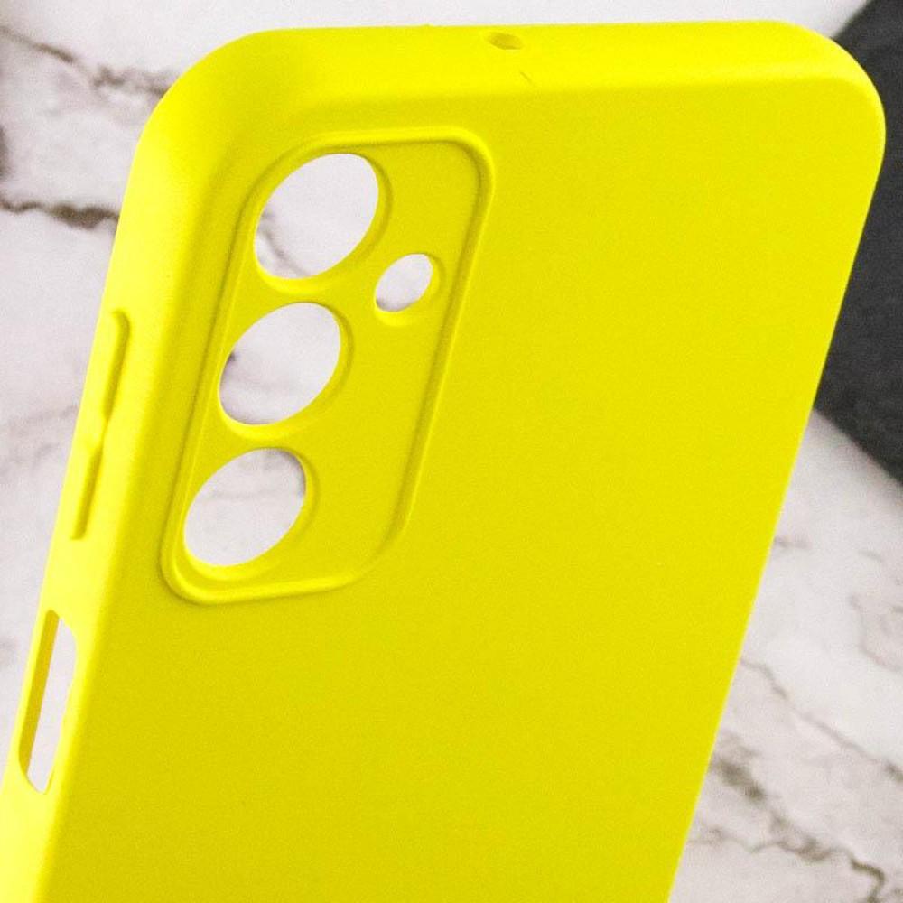 Чохол TPU GETMAN Liquid Silk Full Camera для Samsung Galaxy M34 5G Жовтий / Flash