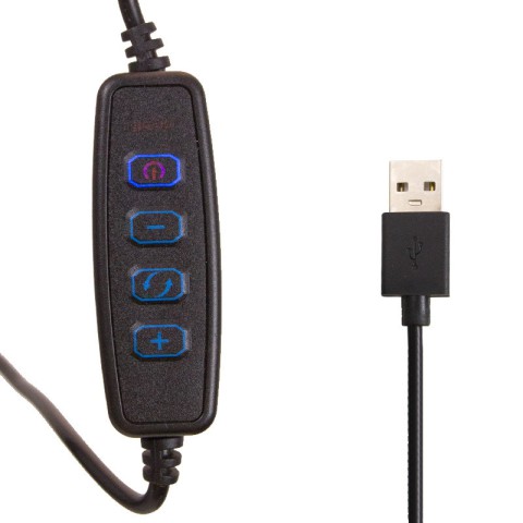 Кільцева світлодіодна LED лампа Arc Ring 8" + tripod 2.1m Black