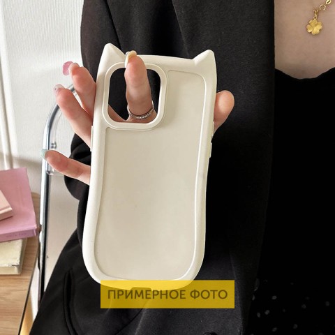 Чохол TPU Cat для Apple iPhone 16e (6.1") Antique White