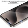 Захисне 3D скло Blueo Hot Bending для Apple iPhone 15 Pro (6.1") Чорний