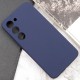 Чохол Silicone Cover Lakshmi Full Camera (AA) для Samsung Galaxy S24 Синій / Midnight Blue