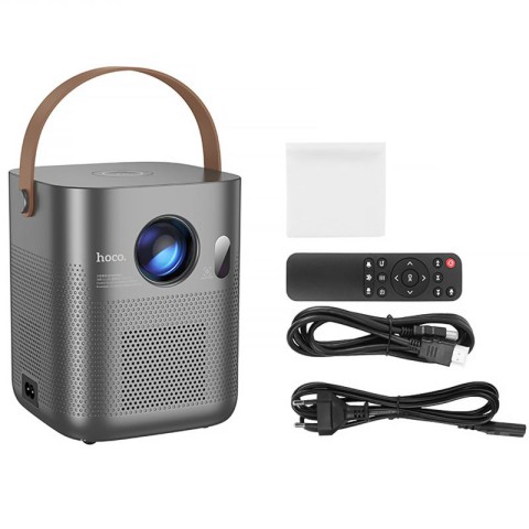 Проектор Hoco DT4 Smart full autofocus 720P (Android version) Metal grey