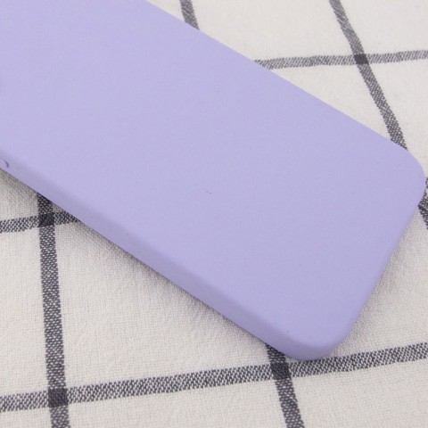 Чохол Silicone Case Square Full Camera Protective (AA) NOLOGO для Apple iPhone 6/6s (4.7") Бузковий / Dasheen