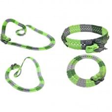 Інтерактивний трек з інерційною машинкою SHT 5510-5 Dino Trak (168pcs/1CAR) Green