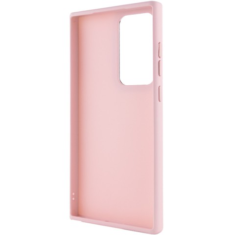 TPU чохол Bonbon Metal Style для Samsung Galaxy S24 Ultra Рожевий / Light pink