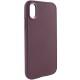 TPU чохол Bonbon Metal Style для Apple iPhone XS Max (6.5") Бордовий / Plum
