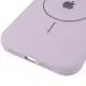 Чохол Silicone Case Full Protective (AA) V2 with MagSafe для Apple iPhone 12 Pro / 12 (6.1") Бузковий / Lilac
