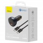 АЗП Baseus Qualcomm® QC5 Multi-Port 2xType-C+USB 160W (with cable Type-C to Type-C 100W (20V/5A) 1m) Сірий