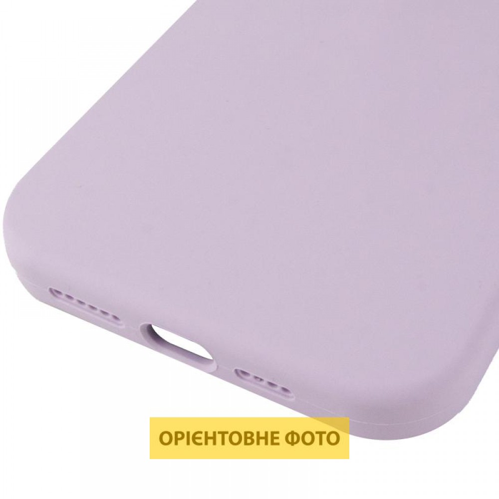 Чохол Silicone Case (AA) Logo with MagSafe для Apple iPhone 16 Pro Max (6.9") Бузковий / Lilac