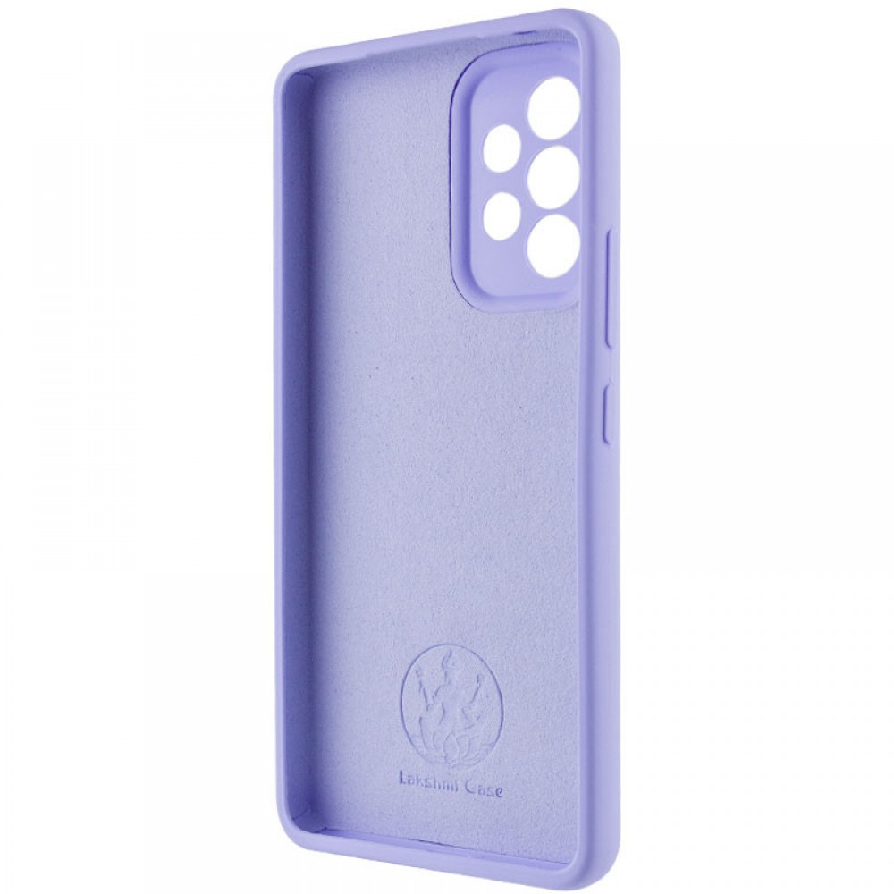 Чохол Silicone Cover Lakshmi Full Camera (AAA) для Samsung Galaxy A53 5G Бузковий / Dasheen