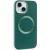 TPU чохол Bonbon Metal Style with MagSafe для Apple iPhone 15 Plus (6.7") Зелений / Pine green