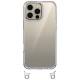 Чохол TPU Transparent with Straps для Apple iPhone 12 Pro Max (6.7") Light Pink