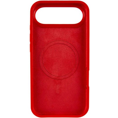 Чохол Silicone Case Full Protective (AA) V2 with MagSafe для Apple iPhone 17 Air (6.5") Червоний / Red