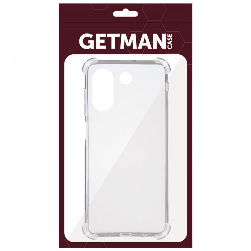 TPU чехол GETMAN Ease logo усиленные углы для ZTE Blade A54 4G