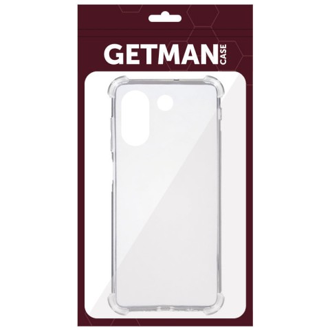 TPU чохол GETMAN Ease logo посилені кути для ZTE Blade A54 4G Безбарвний (прозорий)