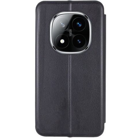 Шкіряний чохол-книжка Classy для Xiaomi Redmi Note 14 Pro 5G / 14 Pro+ 5G Чорний