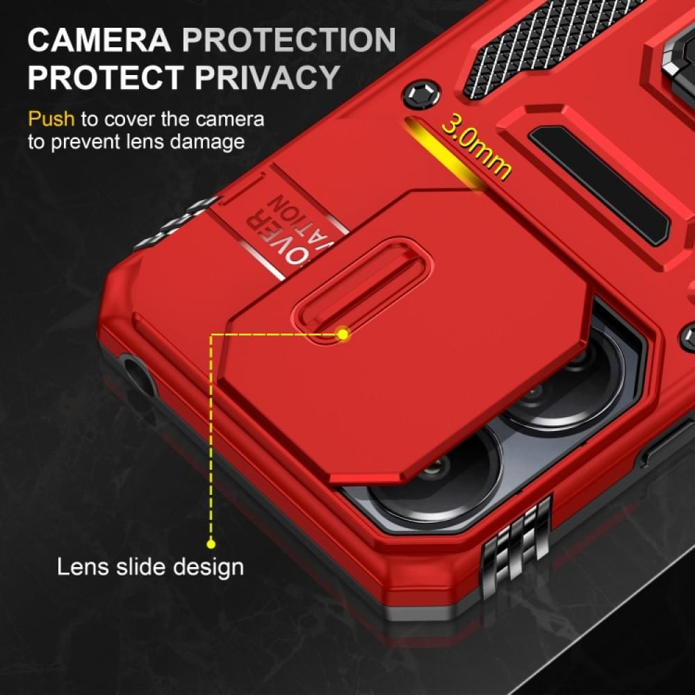 Ударопрочный чехол Camshield Army Ring для Xiaomi Redmi 13C / Poco C65