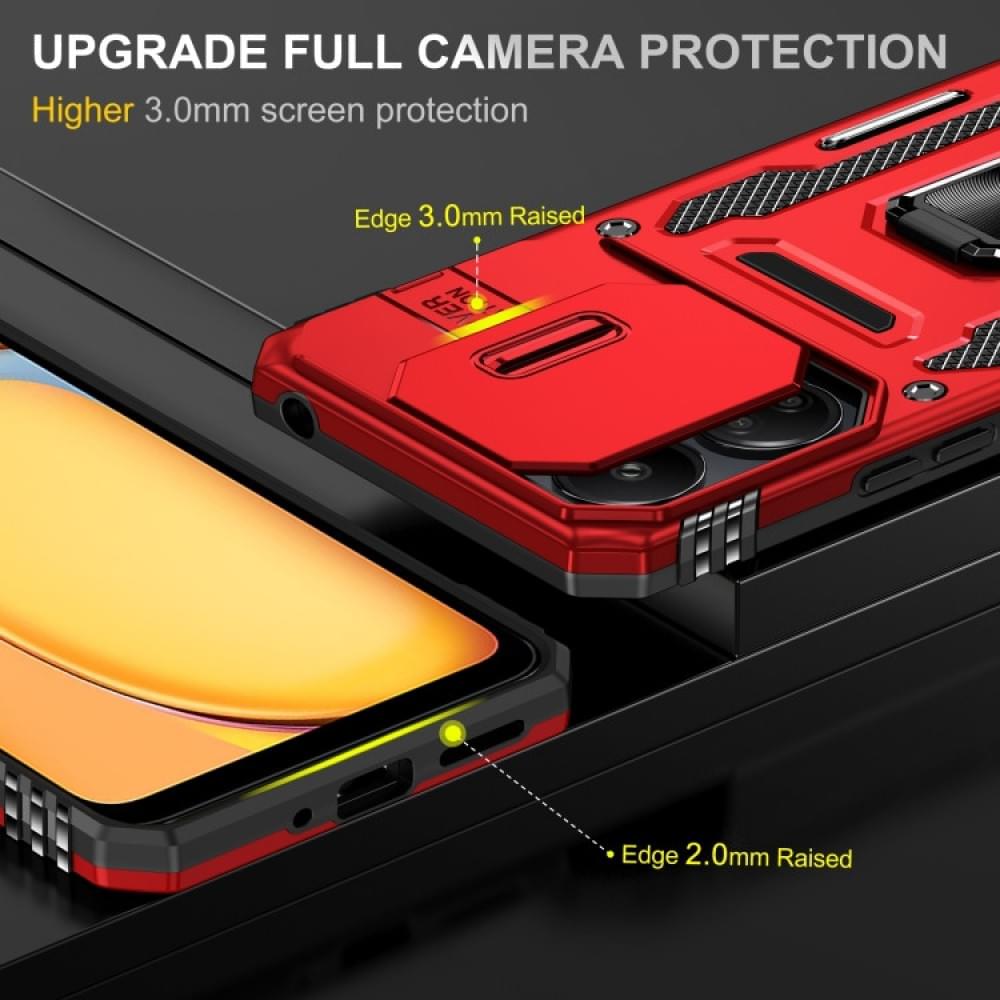 Ударопрочный чехол Camshield Army Ring для Xiaomi Redmi 13C / Poco C65