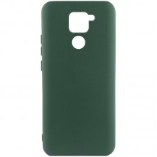 Чохол Silicone Cover Lakshmi (AA) для Xiaomi Redmi Note 9 / Redmi 10X Зелений / Dark green