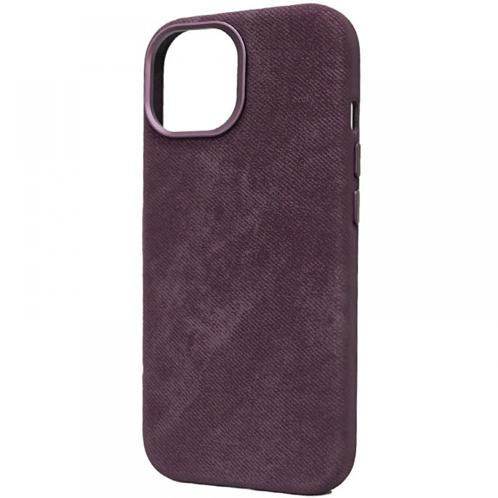 Чохол Denim with MagSafe для Apple iPhone 15 (6.1") Deep Purple