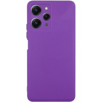 Чохол TPU GETMAN Liquid Silk Full Camera для Xiaomi Redmi 12 Фіолетовий / Purple