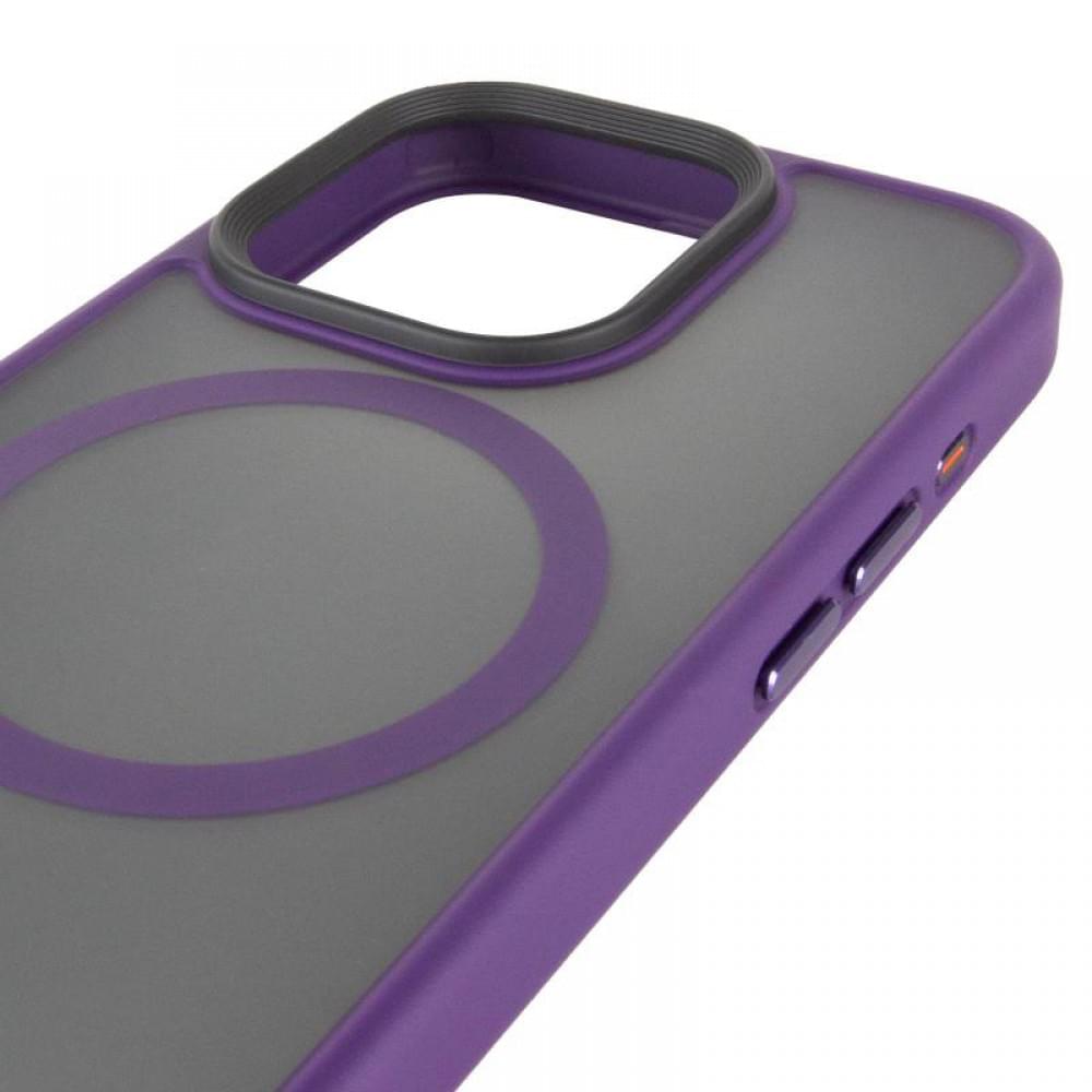 TPU+PC чехол Metal Buttons with MagSafe для Apple iPhone 15 Pro Max (6.7")