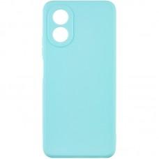Силіконовий чохол Candy Full Camera для Oppo A78 4G Бірюзовий / Turquoise