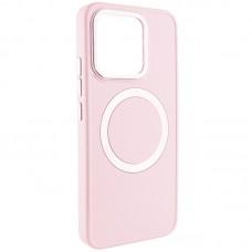 TPU чохол Bonbon Metal Style with MagSafe для Xiaomi 14 Рожевий / Light Pink