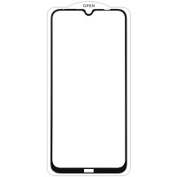 Захисне скло SKLO 5D (тех.пак) для Xiaomi Redmi Note 8 / Note 8 2021 Чорний / Біла підкладка