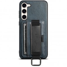 Шкіряний чохол Wallet case and straps для Samsung Galaxy A54 5G Синій / Blue