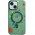 Чохол TPU+PC Flush with MagSafe для Apple iPhone 15 (6.1") Dark green