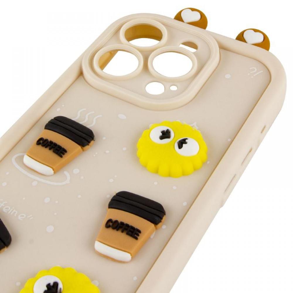 Чохол TPU Toys Case with Ears для Apple iPhone 13 Pro (6.1") Sand