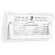 Електронний термогігрометр + годинник Hoco HX42 Indoor White