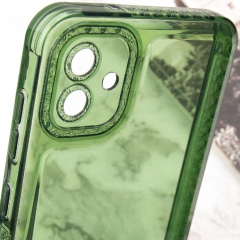 Чохол TPU Starfall Clear для Samsung Galaxy A04e Зелений