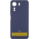 Чохол Silicone Cover Lakshmi Full Camera (AA) with logo для Xiaomi Redmi 15 (EU) Синій / Midnight blue
