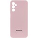 Чохол Silicone Cover Lakshmi Full Camera (AA) with logo для Samsung Galaxy A16 4G/5G Рожевий / Pink Sand