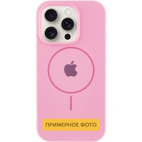 Чохол Silicone Case Full Protective (AA) with MagSafe для Apple iPhone 16 Plus (6.7") Рожевий / Light pink