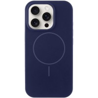 Чохол Silicone Case Full Protective (AA) NO LOGO with MagSafe для Apple iPhone 14 Pro Max (6.7") Темно-синій / Midnight blue