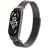 Ремінець Milanese Loop Design для Xiaomi Mi Band 3/4 Чорний