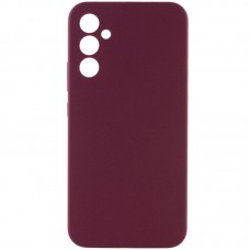 Чохол Silicone Cover Lakshmi Full Camera (AAA) для Samsung Galaxy A35 Бордовий / Plum