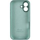 Чохол Silicone Case Full Camera Protective (AA) для Apple iPhone 16 Plus (6.7") Зелений / Pine green