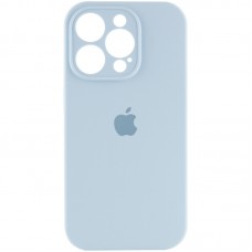 Чохол Silicone Case Full Camera Protective (AA) для Apple iPhone 14 Pro (6.1") Блакитний / Sweet Blue