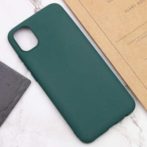 Силіконовий чохол Candy для Samsung Galaxy A04 Зелений / Forest green