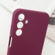 Чохол Silicone Cover Lakshmi Full Camera (AAA) with Logo для Samsung Galaxy A26 5G Бордовий / Plum