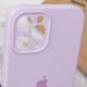 Чохол Silicone Case Full Camera Protective (AA) для Apple iPhone 12 Pro Max (6.7") Бузковий / Lilac