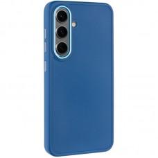 TPU чохол Bonbon Metal Style для Samsung Galaxy S24 Синій / Denim Blue