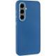 TPU чохол Bonbon Metal Style для Samsung Galaxy S24 Синій / Denim Blue