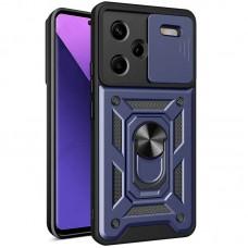 Ударостійкий чохол Camshield Serge Ring для Xiaomi Redmi Note 13 Pro+ Синій