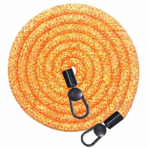 Чохол TPU Transparent with Straps для Apple iPhone 14 Pro (6.1") Orange / White